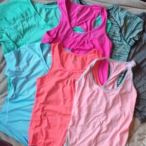 Women's Assorted Athletic Shirts - Lot Of 7